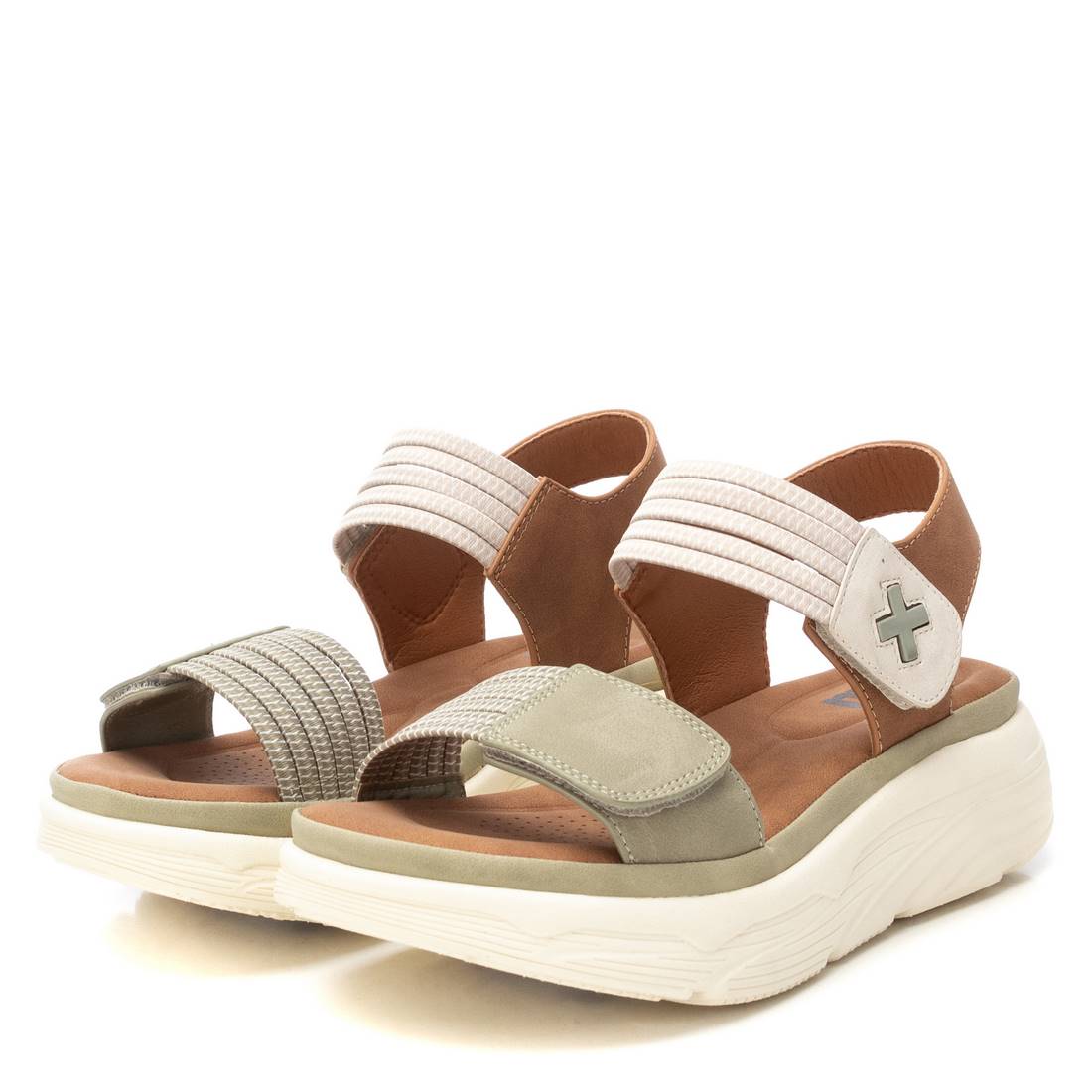Sandália Feminina XTi 143986 kaki