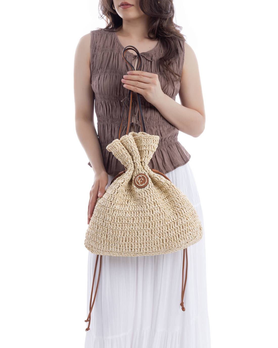 Bolsa Carmela 186220 Feminina Premium Elegância - Roma Pell