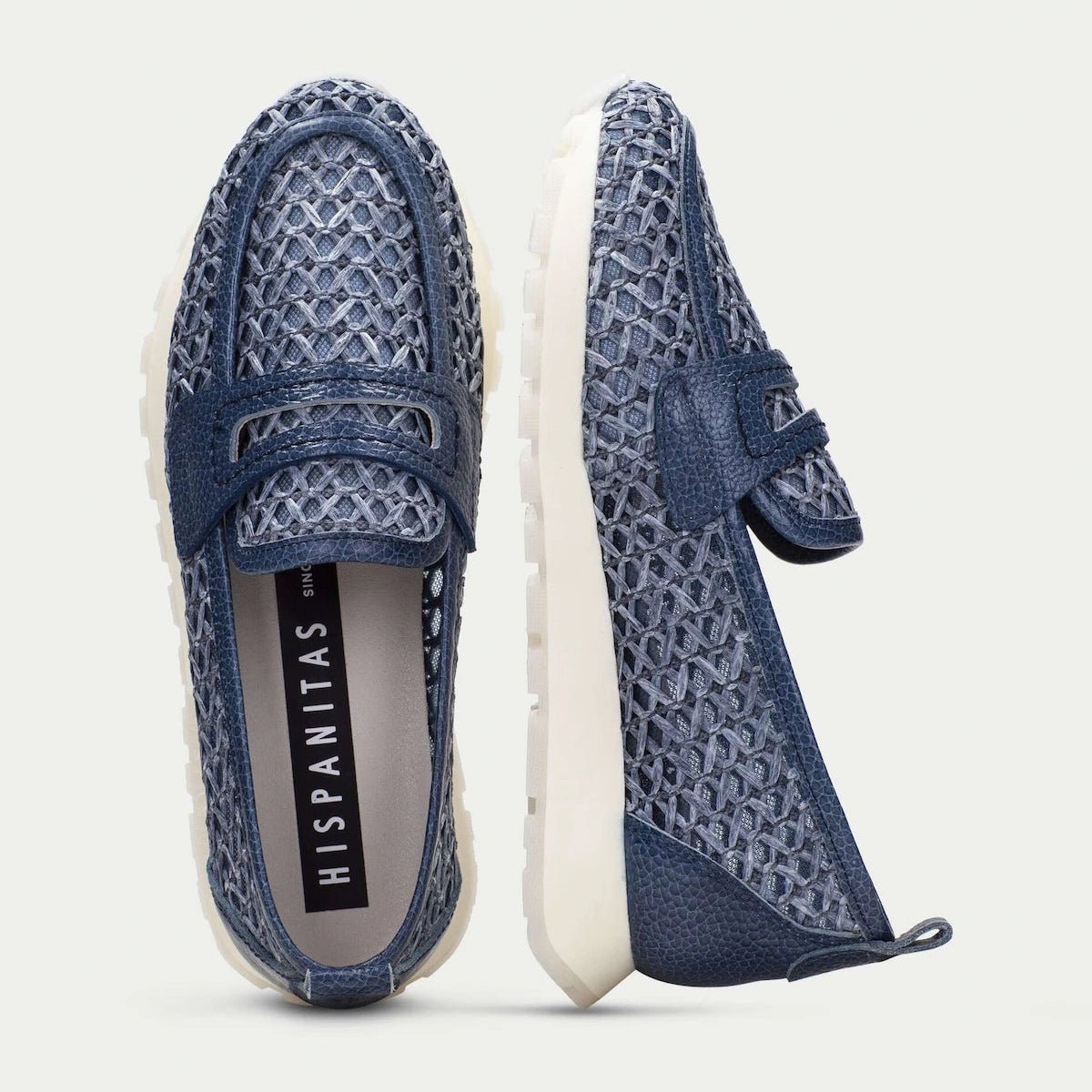 Mocassim Hispanitas | Ráfia de Marrakech e Pele | Tecnologia Triflow® | Roma Pell - Roma Pell