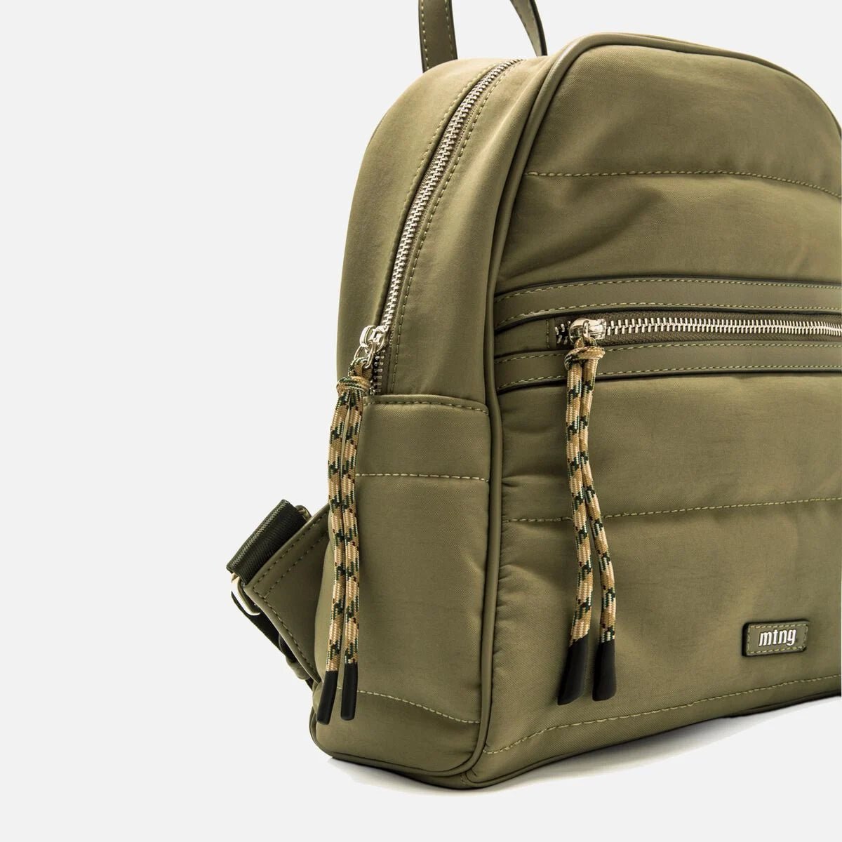 Mochila Mustang Feminina Afton Verde Urbana | Estilo Casual - Roma Pell