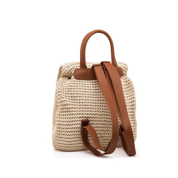 Saco Mariamare Mirto Macramé | Estilo Boho para o Verão - Roma Pell