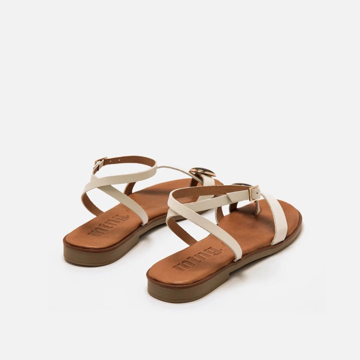 Sandália Rasteira Alysa Mustang – Conforto e Elegância - Roma Pell