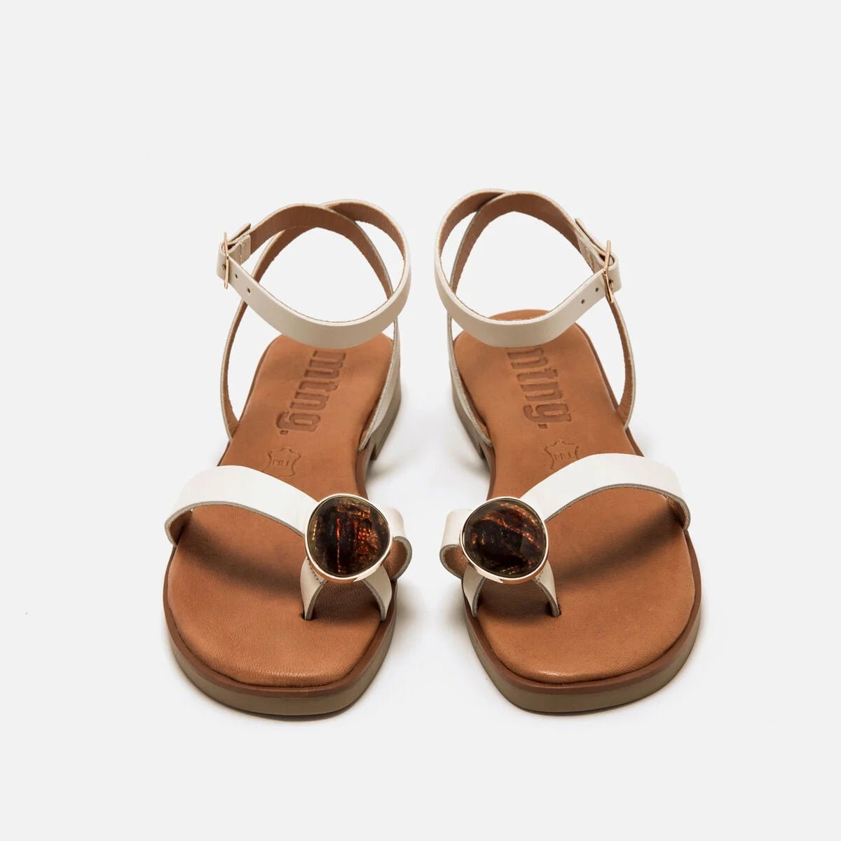 Sandália Rasteira Alysa Mustang – Conforto e Elegância - Roma Pell