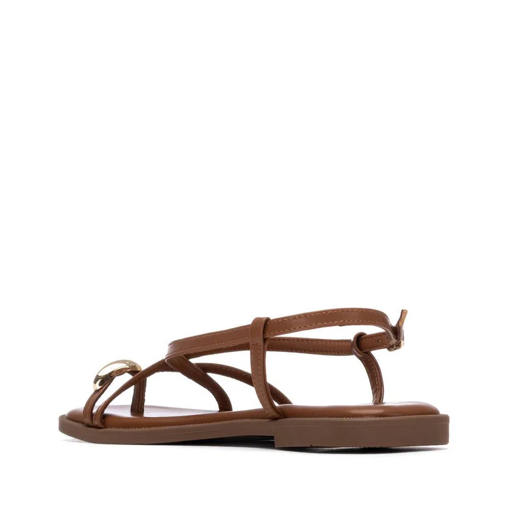 Sandália Rasteira XTi 145358 | Conforto e Estilo Vegano - Roma Pell