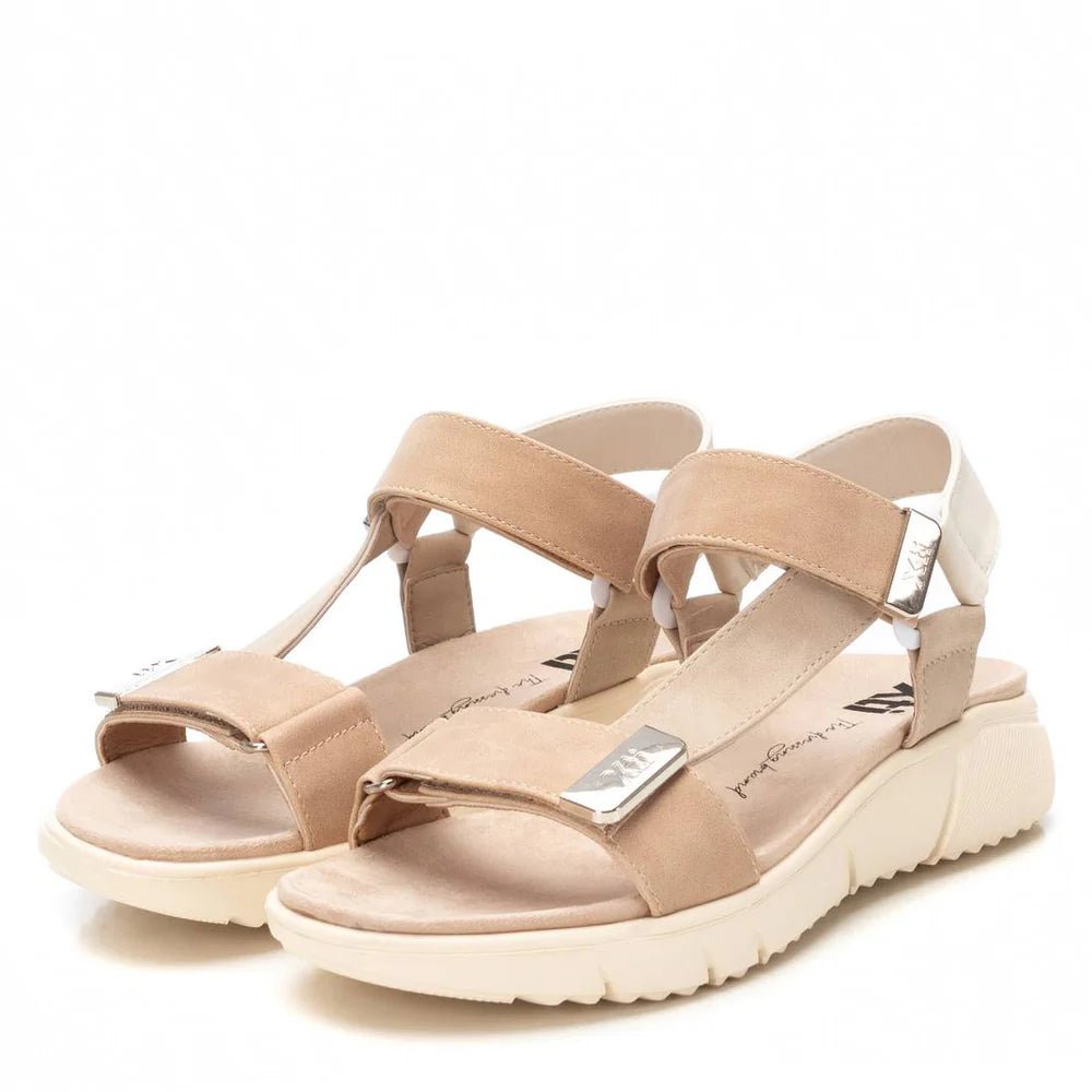 Sandália XTi 144112 Tiras com Velcro | Sola Antiderrapante - Roma Pell