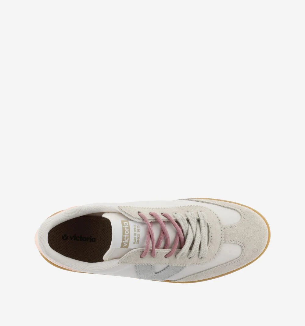 Sapatilhas BERLIN Nylon Multicolor Victória Branco - Roma Pell
