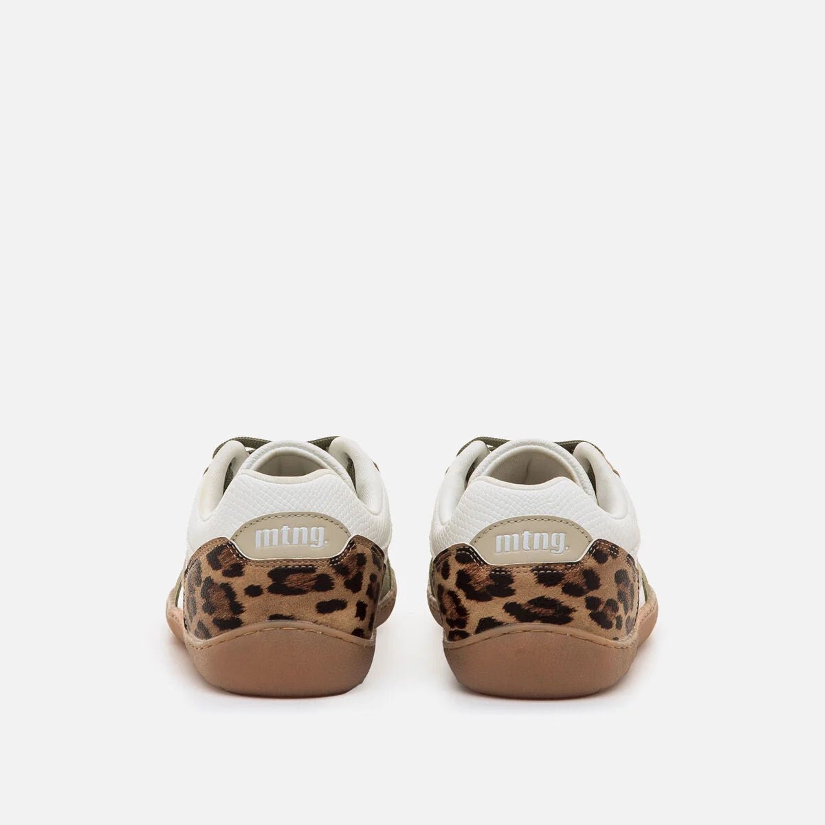 Sapatilhas Mustang Femininas Free Aria Kaki e Bege | 60840 - Roma Pell