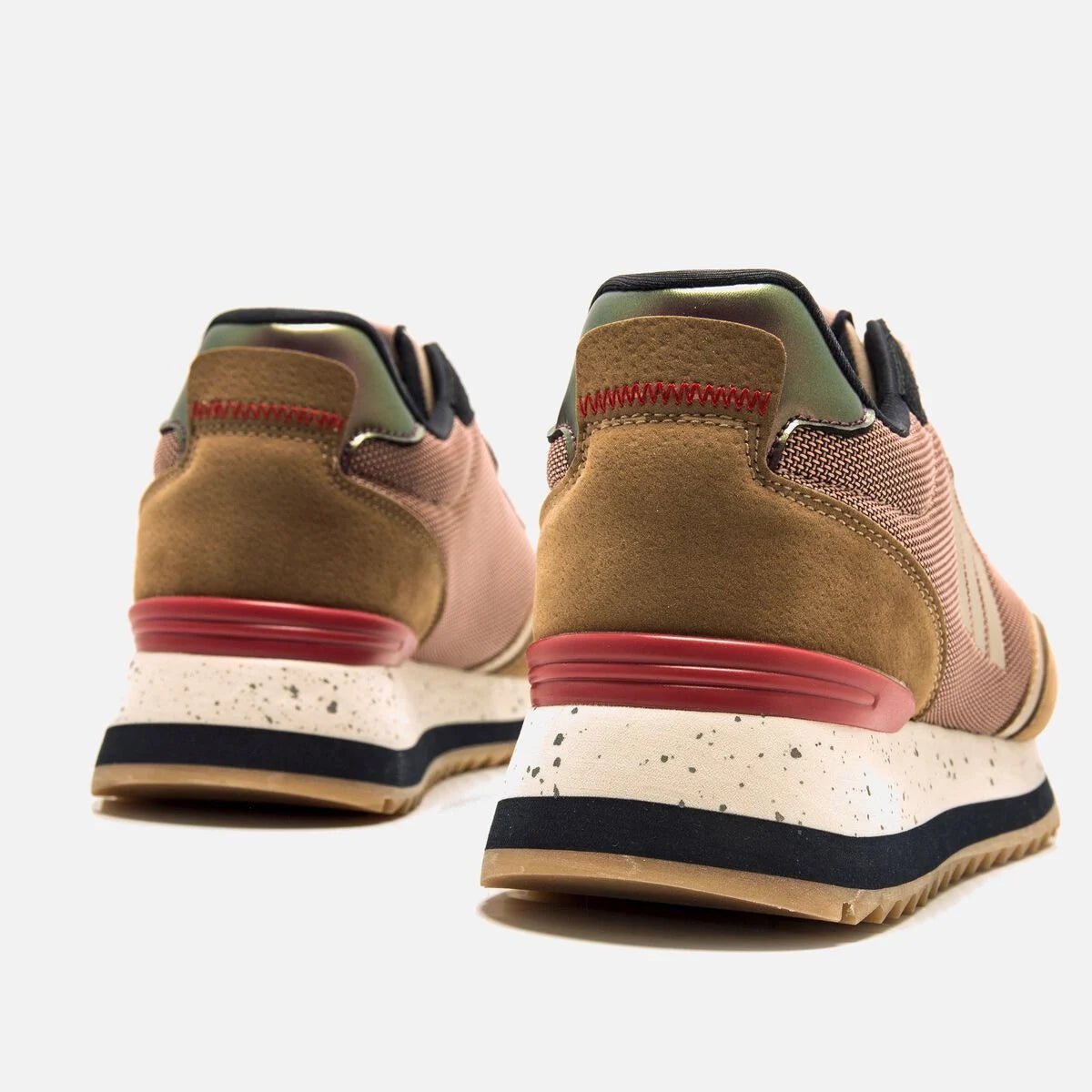 Sapatilhas Mustang Femininas Joggo Violeta e Azul Marinho | 60872 - Roma Pell