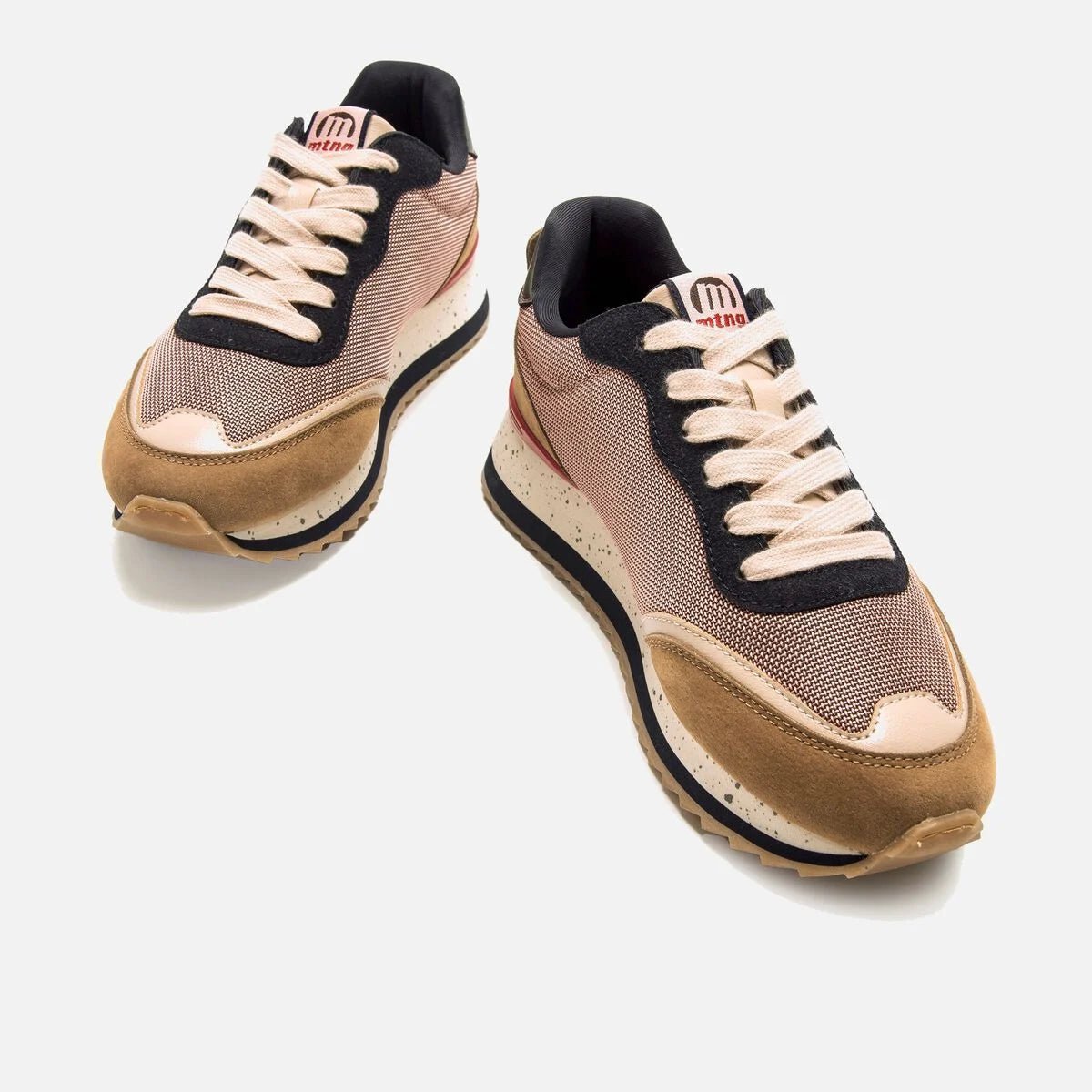 Sapatilhas Mustang Femininas Joggo Violeta e Azul Marinho | 60872 - Roma Pell