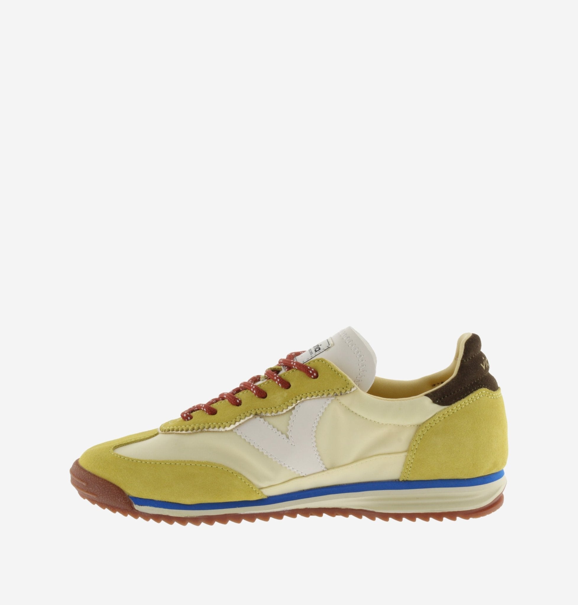 Sapatilhas Victória Femininas Amarelo Terra - Roma Pell