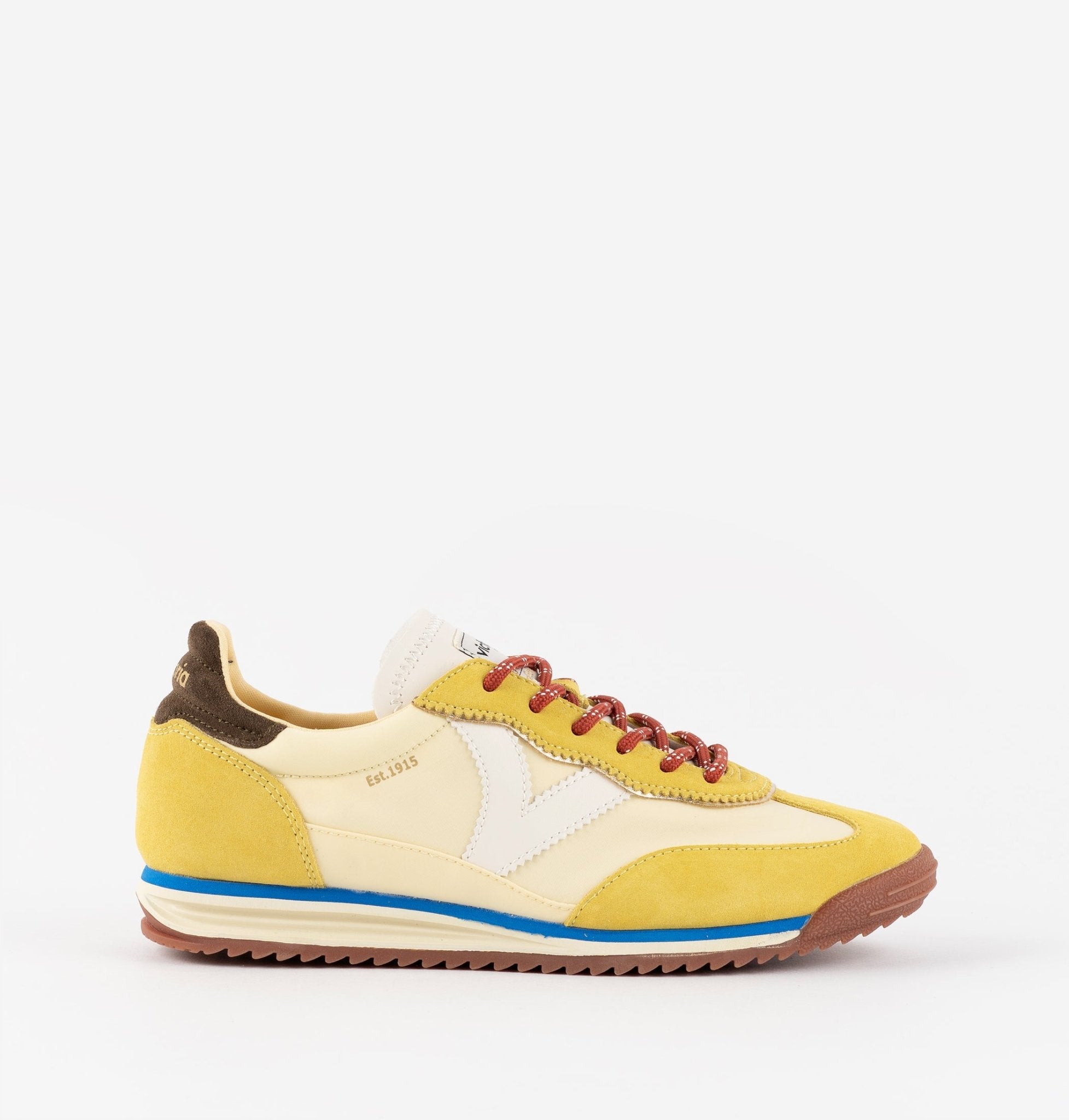 Sapatilhas Victória Femininas Amarelo Terra - Roma Pell