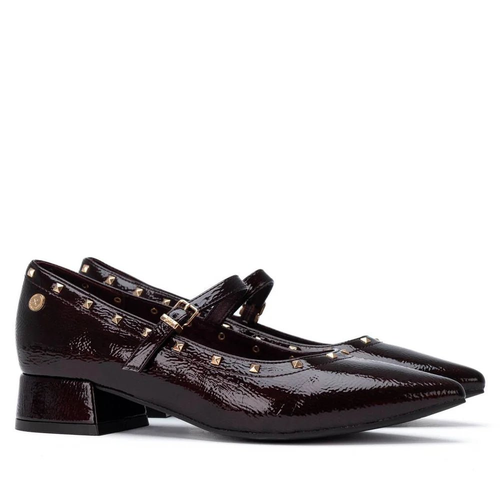 Sapato feminino Xti bordeaux, imagem de referência de tamanho 43