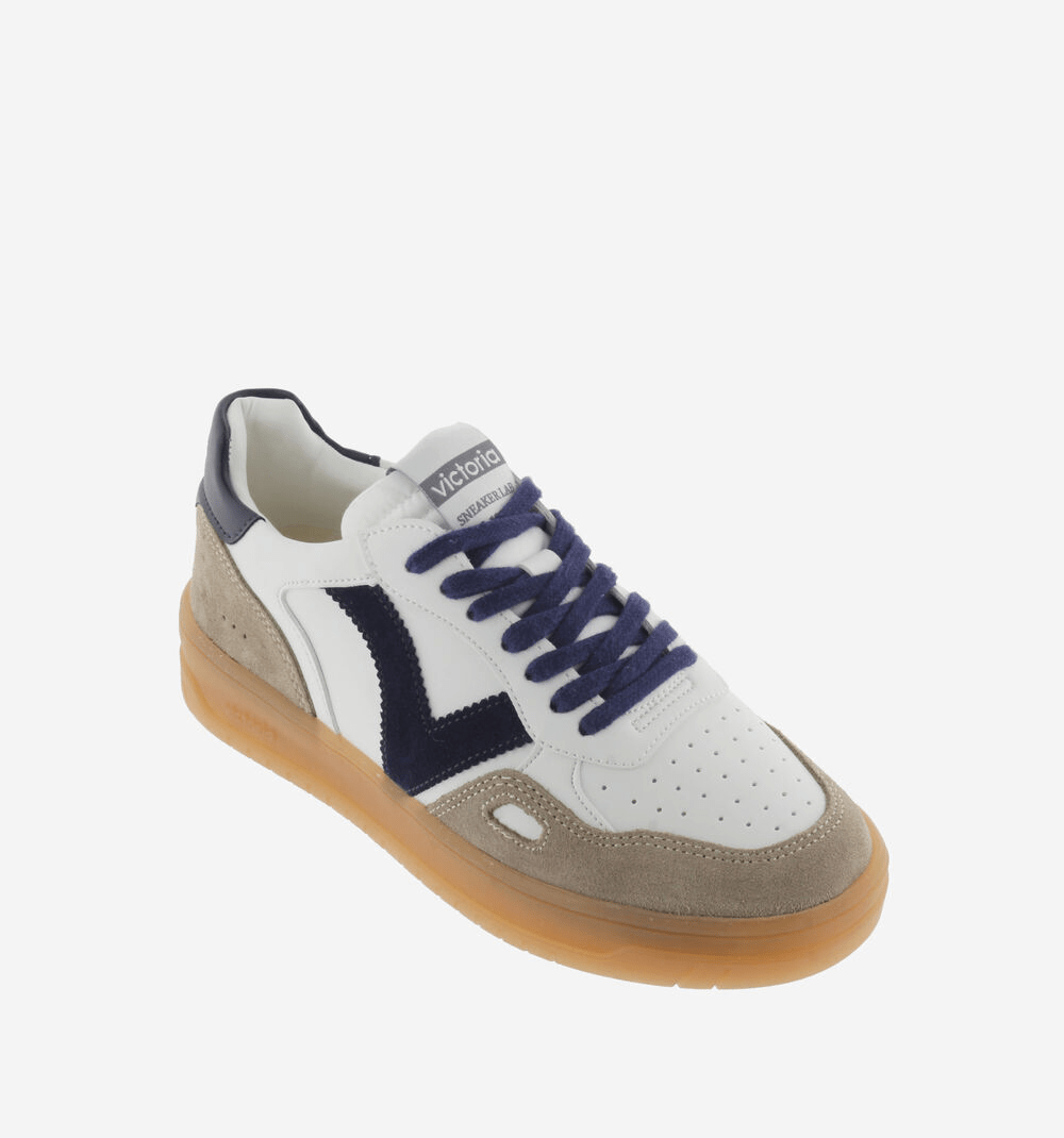 Ténis Victória 1257125 Azul - Roma Pell