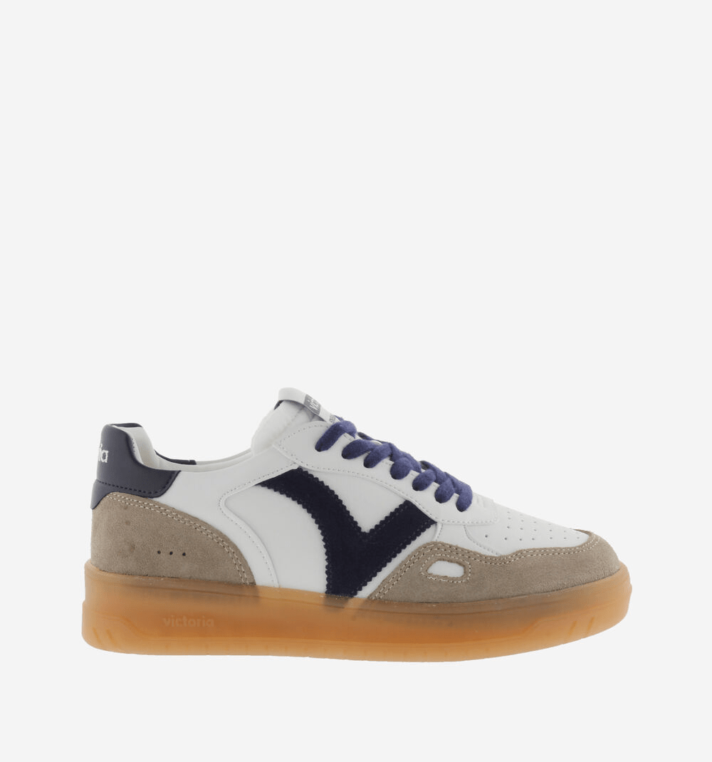 Ténis Victória 1257125 Azul - Roma Pell