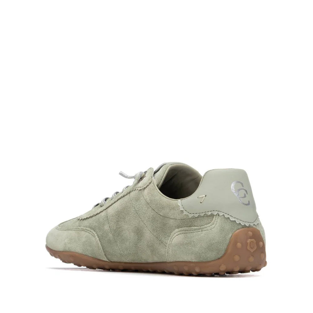 Sola antiderrapante da sapatilha Carmela verde kaki — Roma Pell