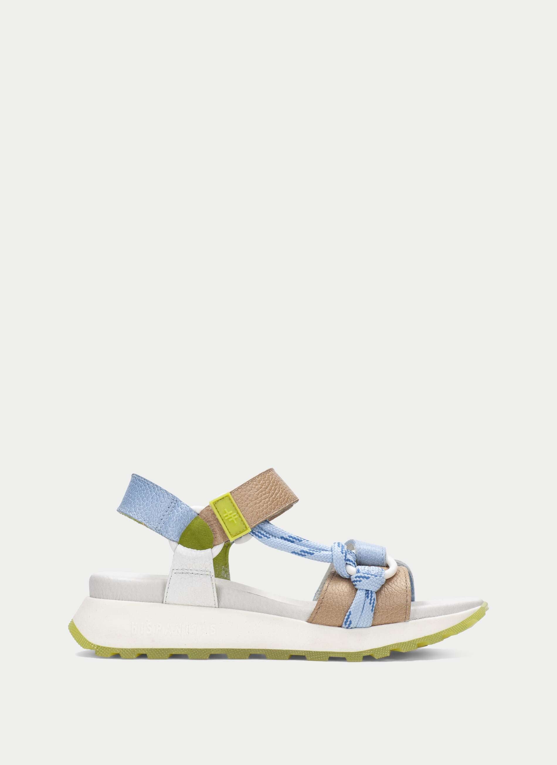 Sandália Sport Hispanitas CHV264869 | Âmbar e Branco | Sola Volume Triflow® | Roma Pell