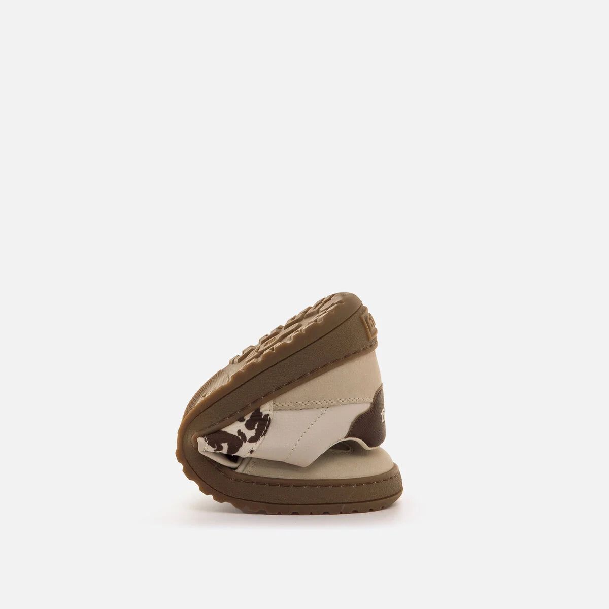 Sapatilhas Mustang Femininas Alasca Free Bege e Branco | 60948