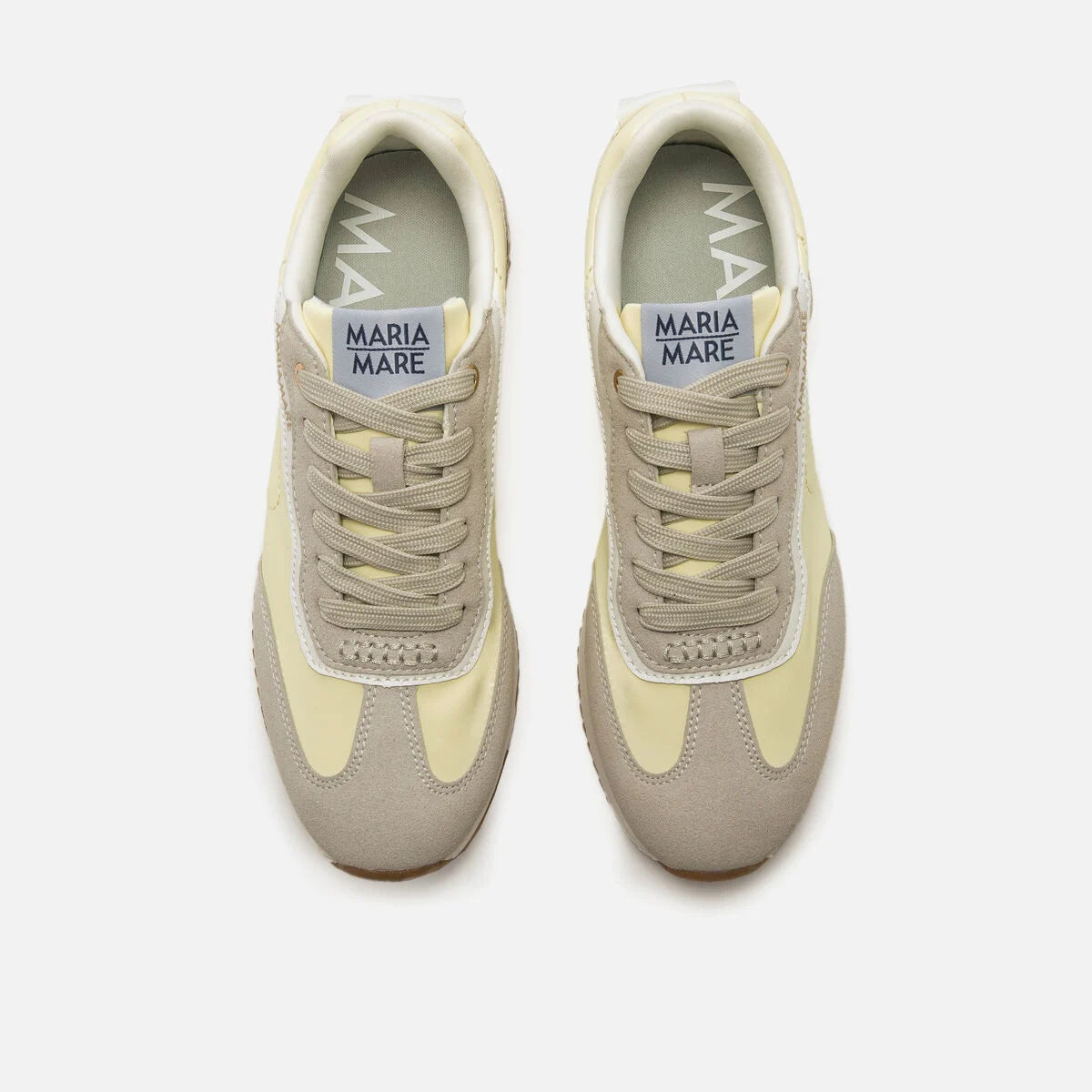 Sapatilhas Mariamare Livana Femininas Amarelo Vibrante 68665-vista superior