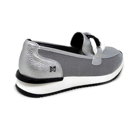 Mocassim Mariamare Feminino Aitana Bege | Estilo Lofer Clássico 68776 - Roma Pell