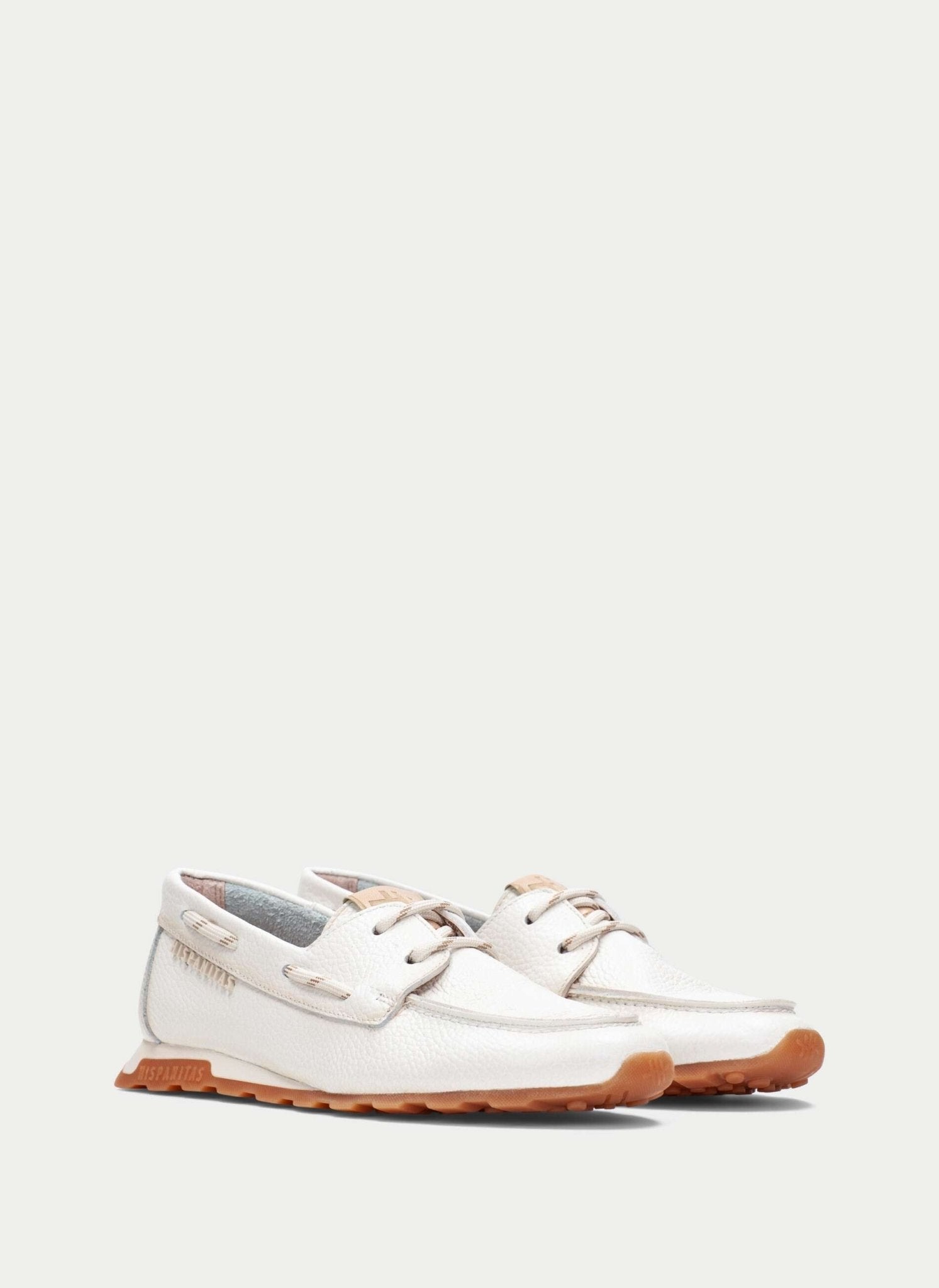 Mocassins Desportivos Hispanitas Zinnia | Branco e Platina | Tecnologia Triflow | Ref. HV264603 - Roma Pell