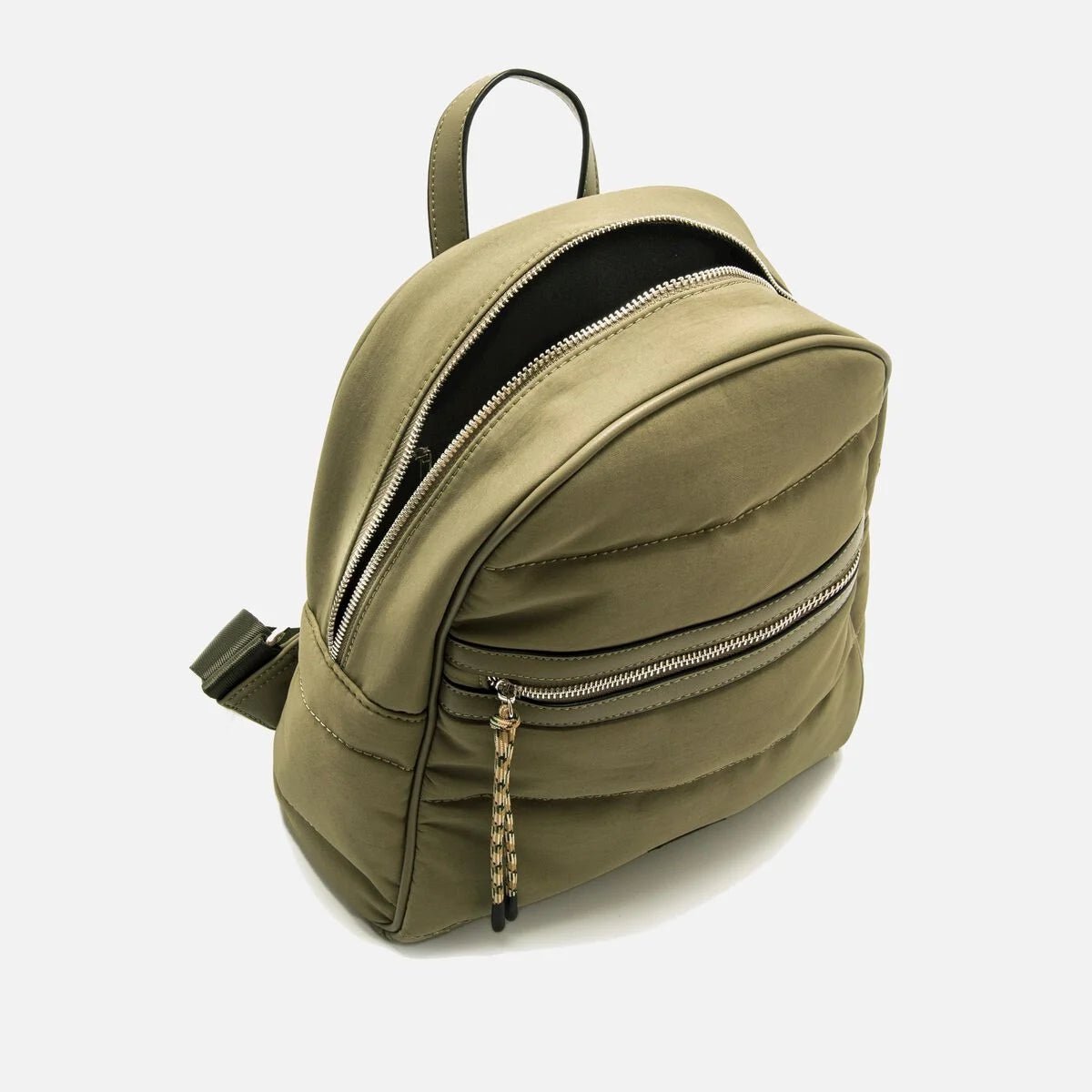 Mochila Mustang Feminina Afton Verde Urbana | Estilo Casual - Roma Pell