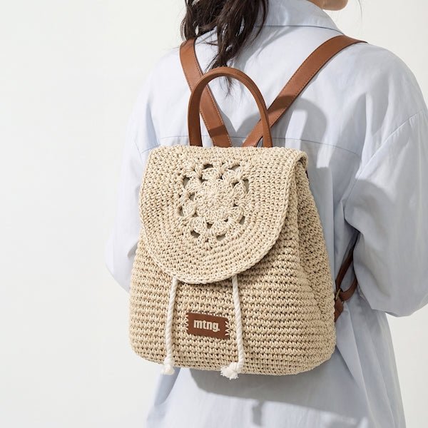 Saco Mariamare Mirto Macramé | Estilo Boho para o Verão - Roma Pell