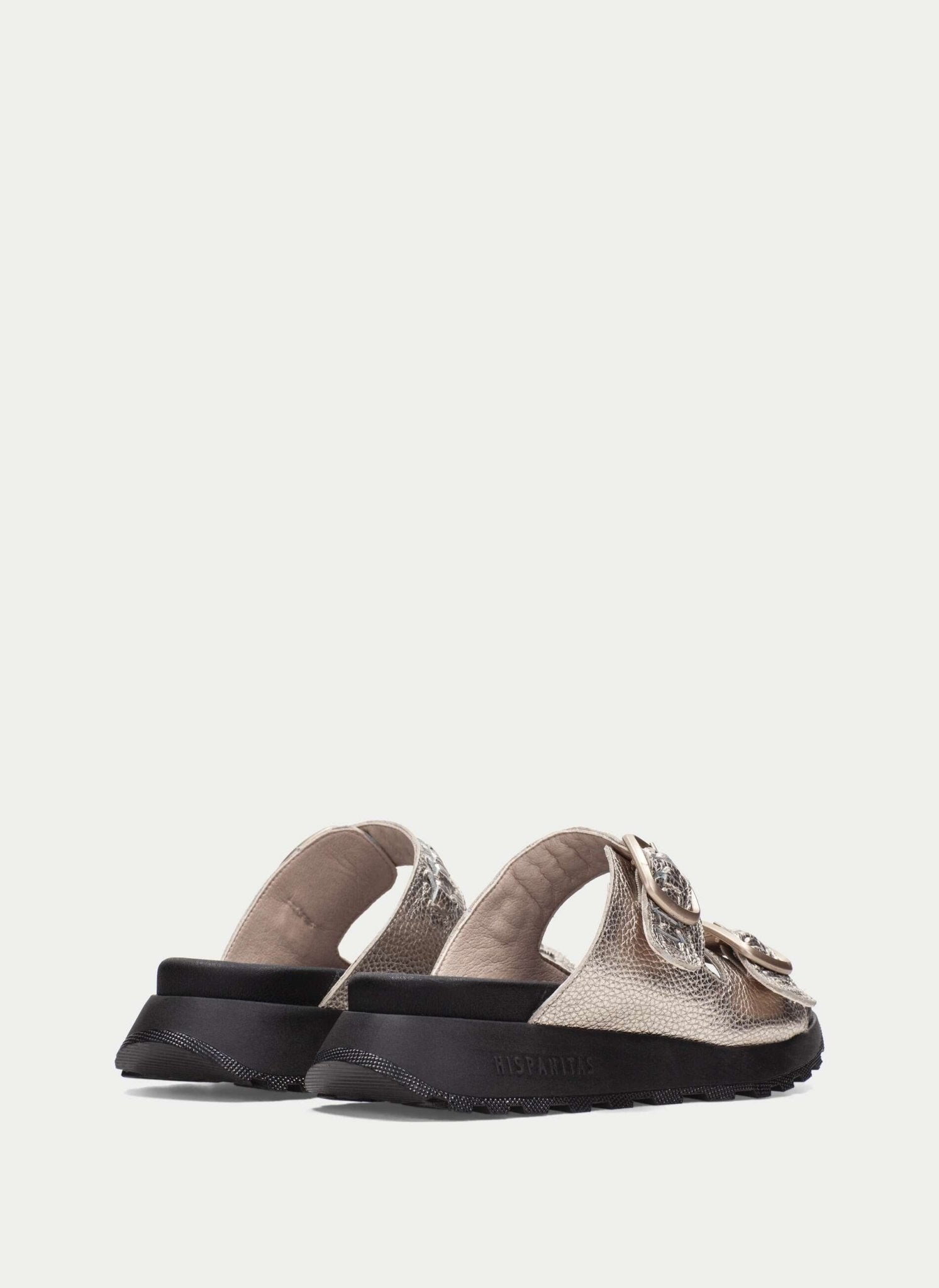Sandália Desportiva Hispanitas Ambar Feminina em Pele Champagne - HV264783 - Roma Pell