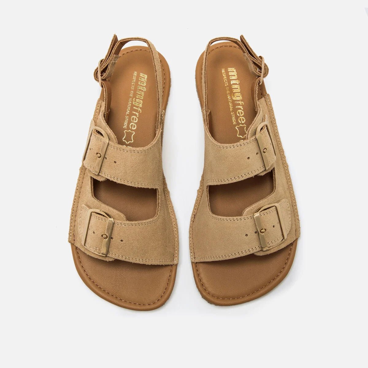Sandália Plana Lara Barefoot Mustang — Conforto Anatómico - Roma Pell
