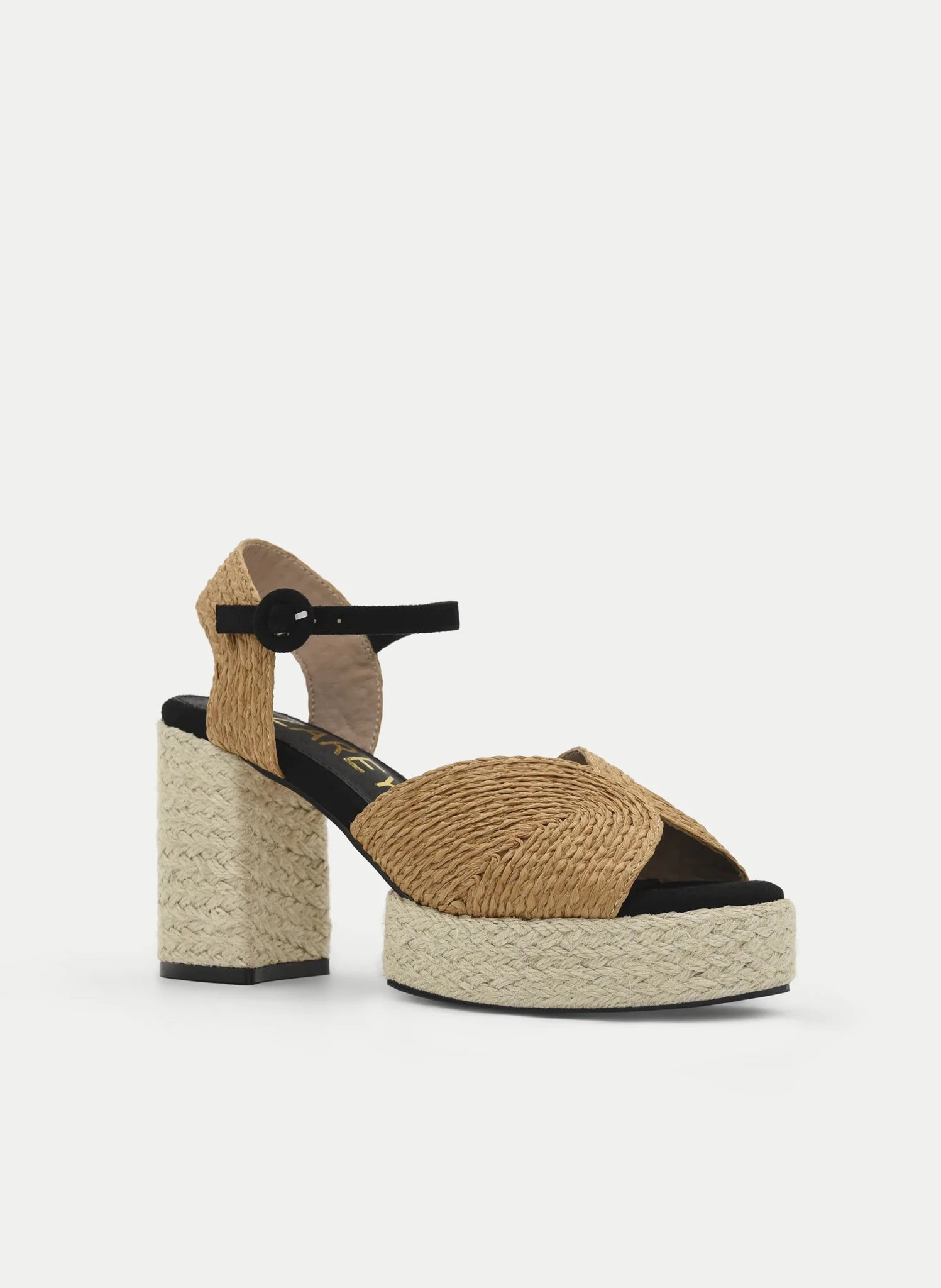 Sandália Plataforma Camelo Azarey | Elegância com Conforto - Roma Pell