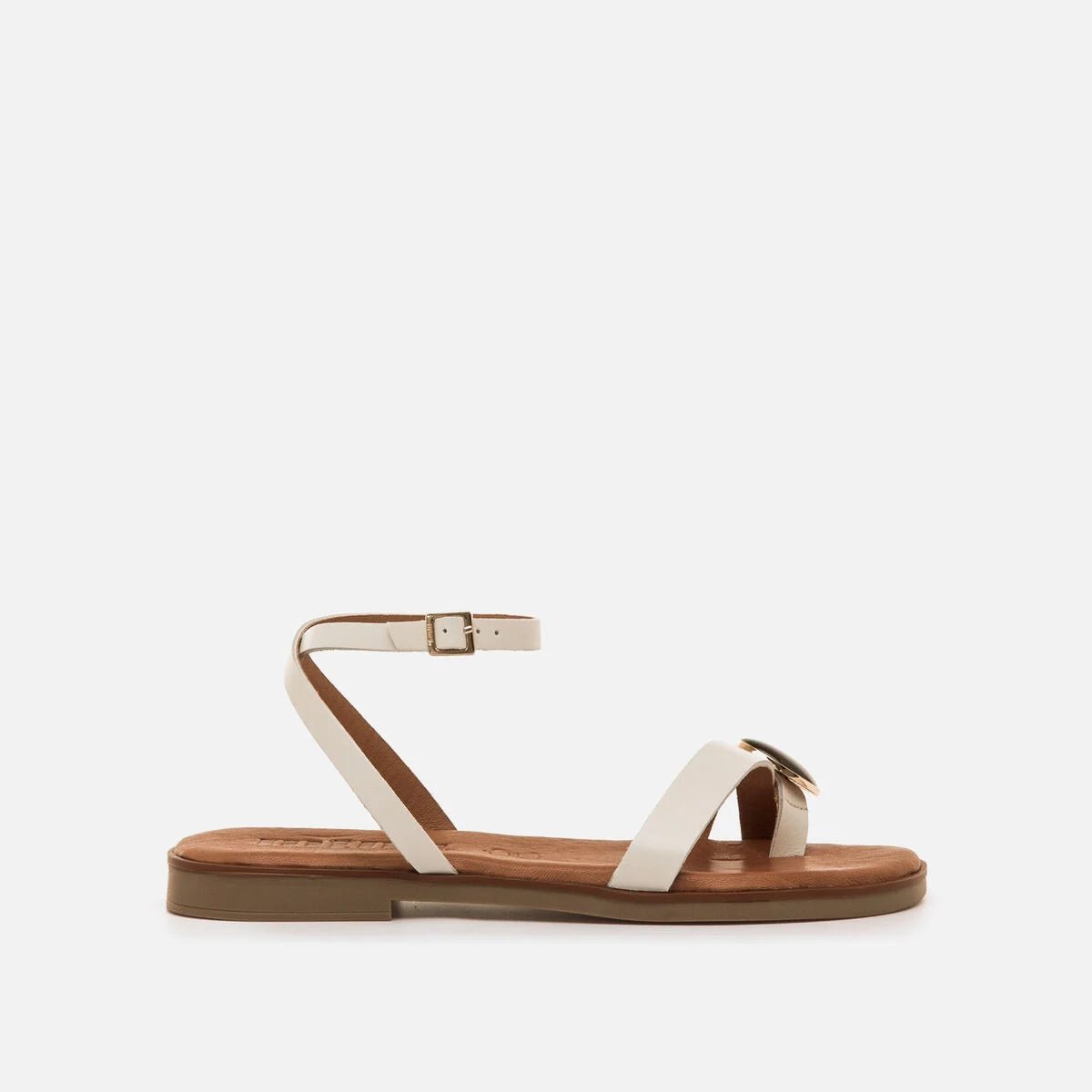 Sandália Rasteira Alysa Mustang – Conforto e Elegância - Roma Pell