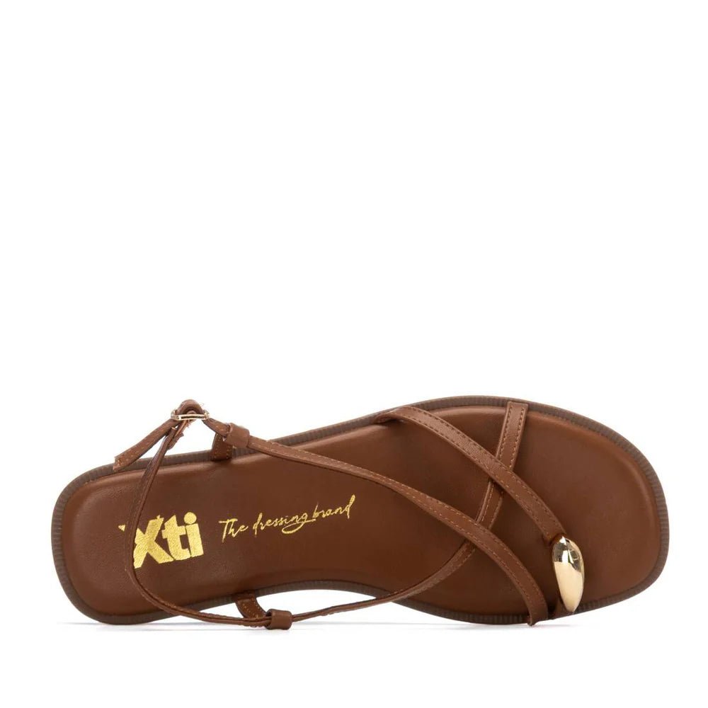 Sandália Rasteira XTi 145358 | Conforto e Estilo Vegano - Roma Pell