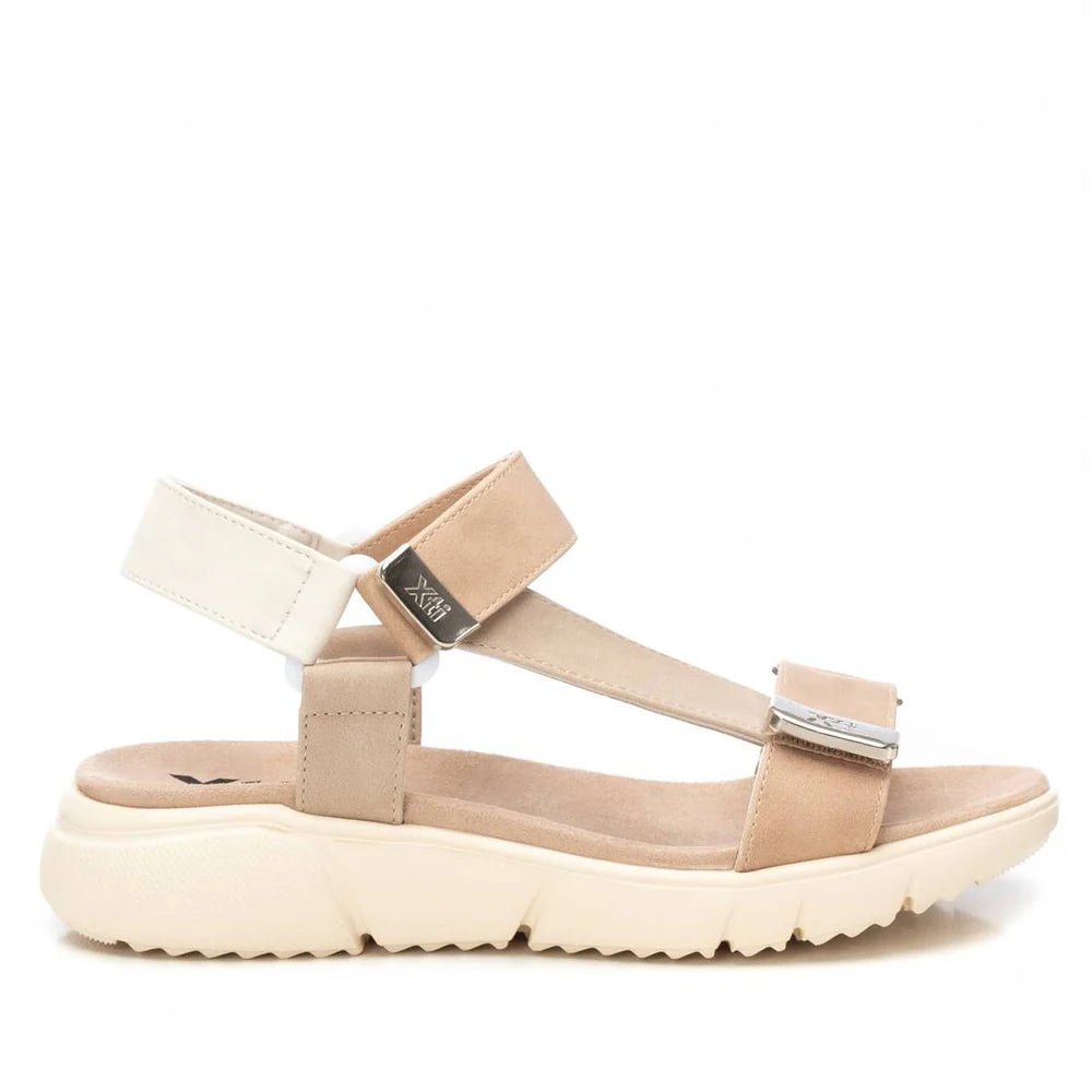 Sandália XTi 144112 Tiras com Velcro | Sola Antiderrapante - Roma Pell
