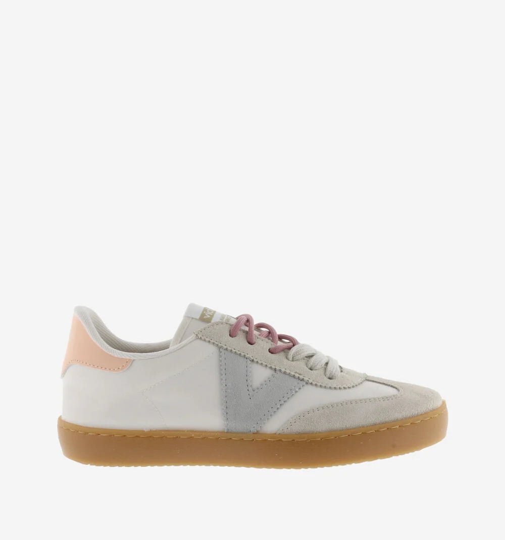 Sapatilhas BERLIN Nylon Multicolor Victória Branco - Roma Pell