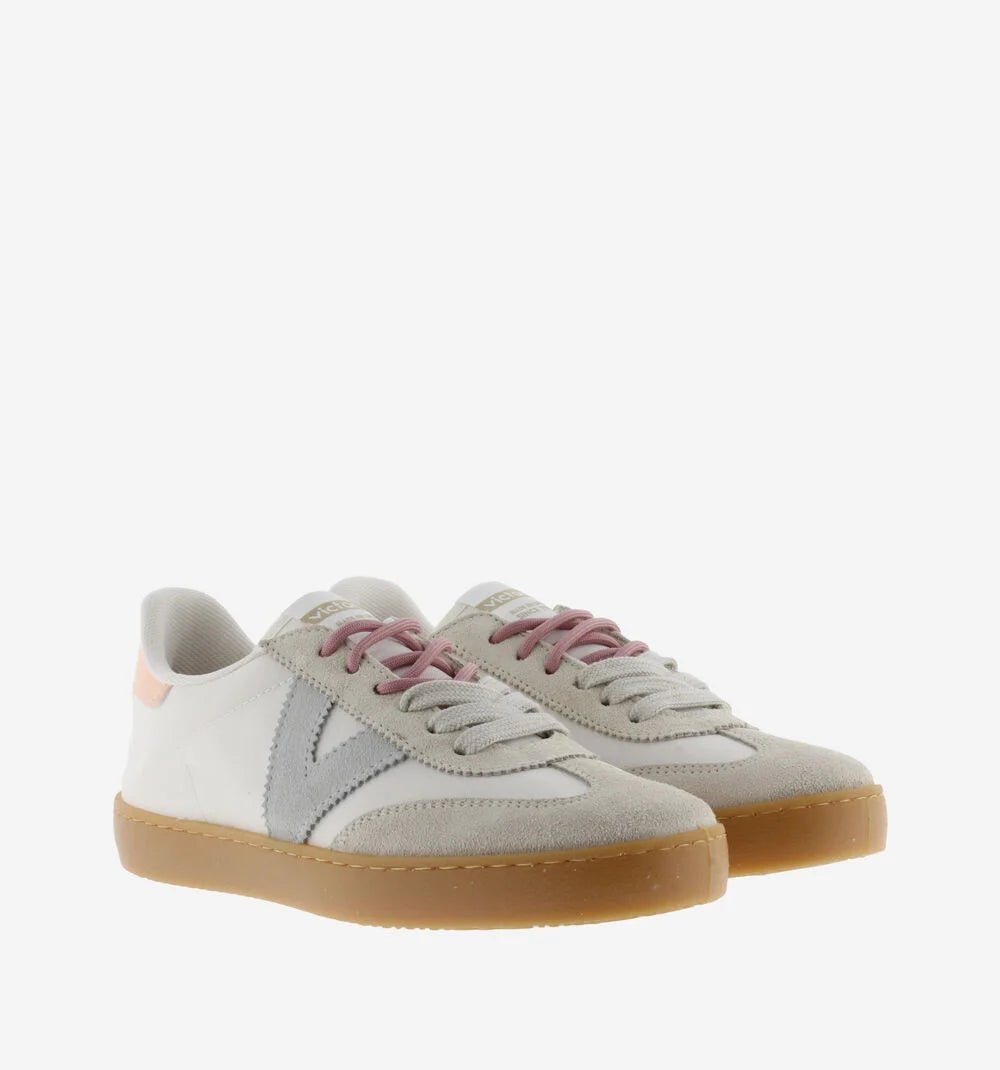 Sapatilhas BERLIN Nylon Multicolor Victória Branco - Roma Pell