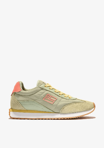 Sapatilhas D. Franklin Femininas Vantage 76 Moss Green Olive - Roma Pell