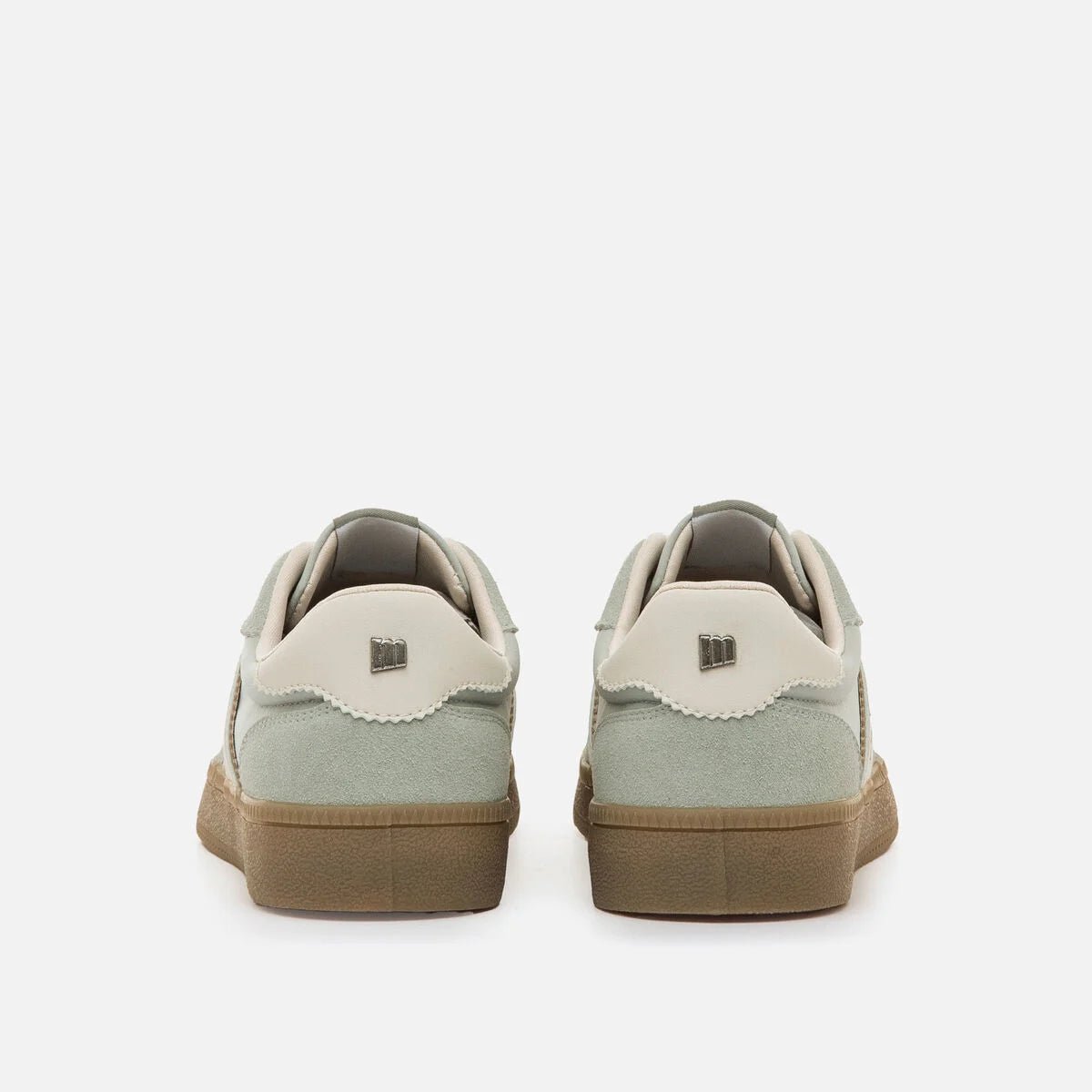 Sapatilhas Mustang Femininas Roy Verde Menta com Sola Caramelo | 60860 - Roma Pell