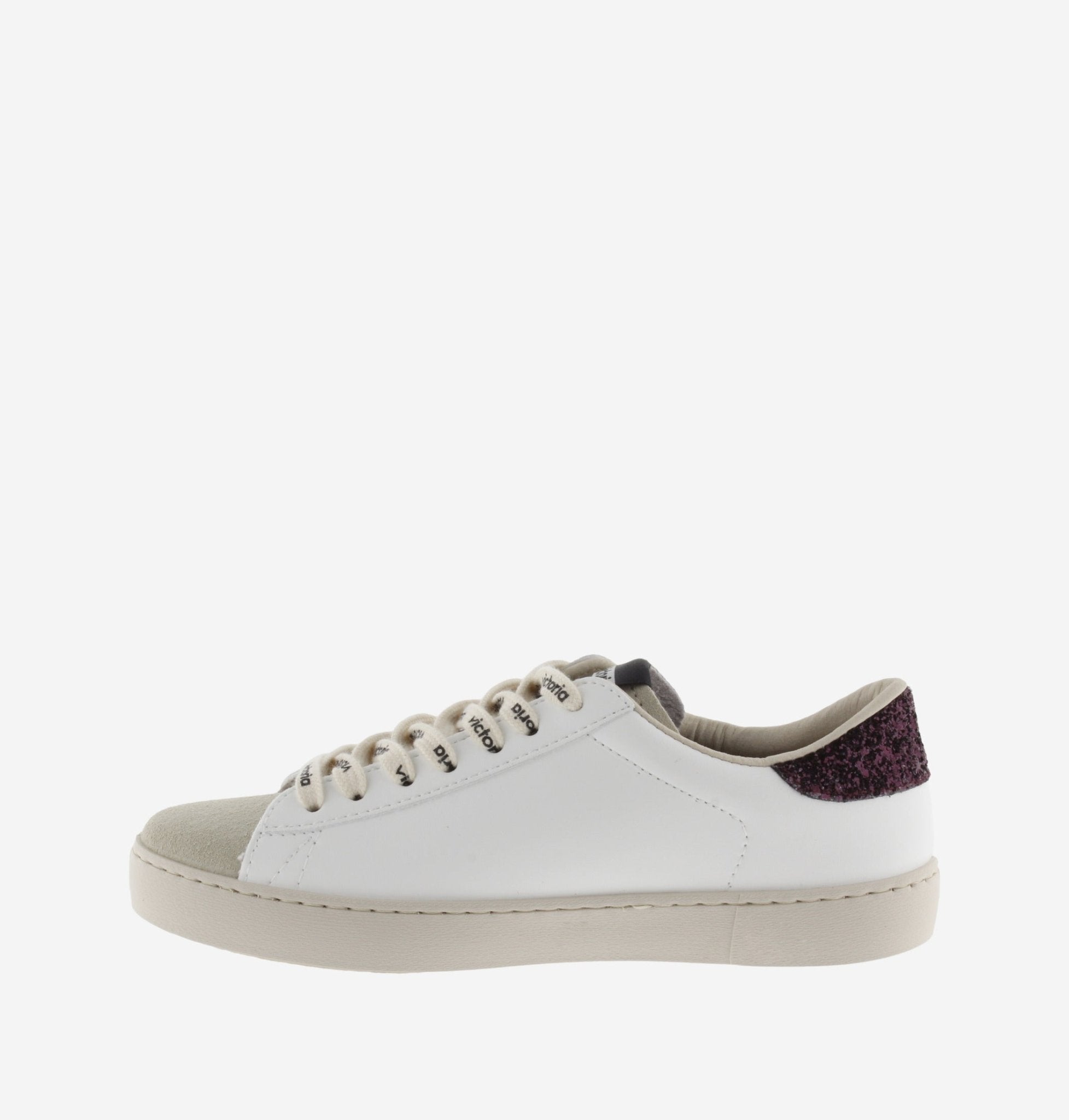 Sapatilhas Victória Ciclismo Premium Branco Bordeaux Espanha - Roma Pell