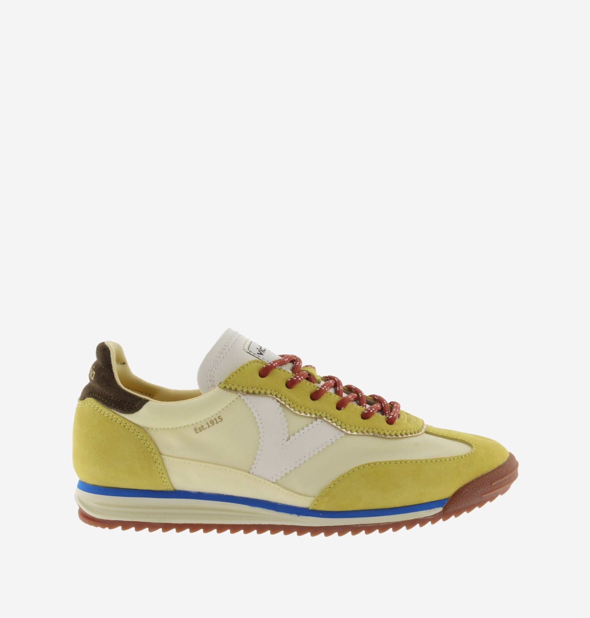 Sapatilhas Victória Femininas Amarelo Terra - Roma Pell