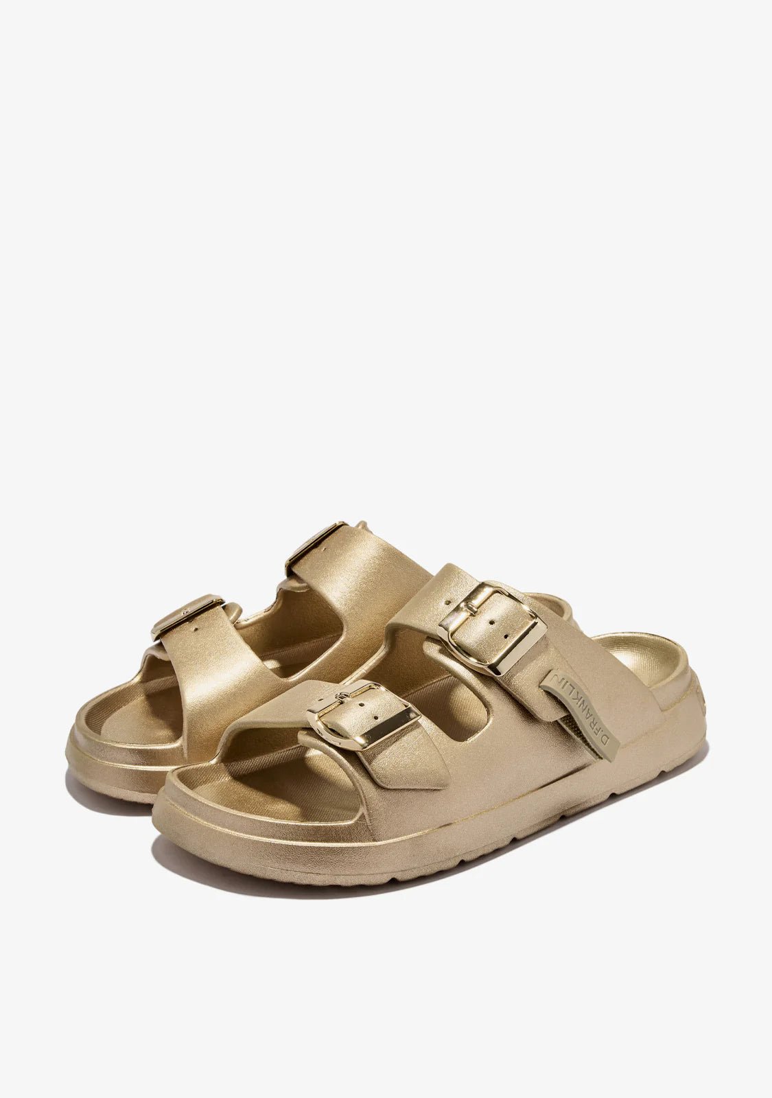 Socas D.Franklin Vibe Foam Dourado Metalizado | EVA Leve de Verão - Roma Pell